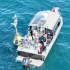 Boat launching buoy